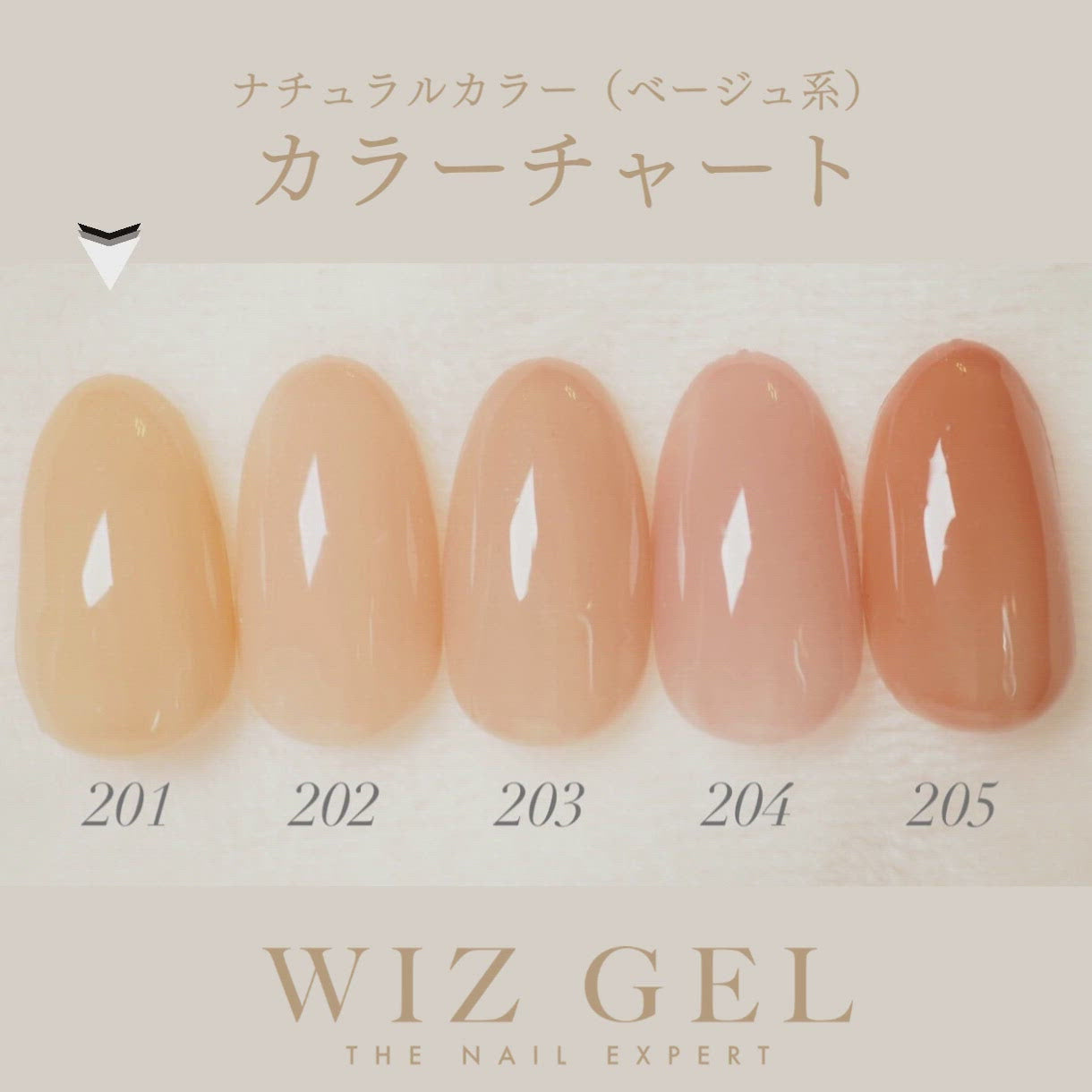 WIZ GELナチュラルカラー #201ライトベージュ